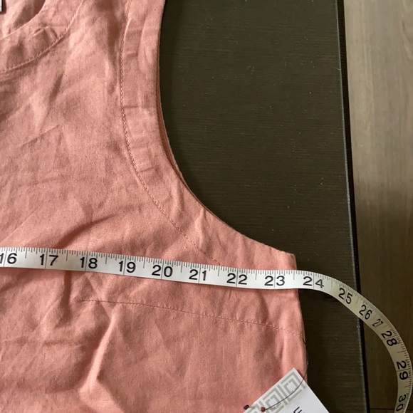 LINEN-COTTON TANK TOP - Picture 8 of 9